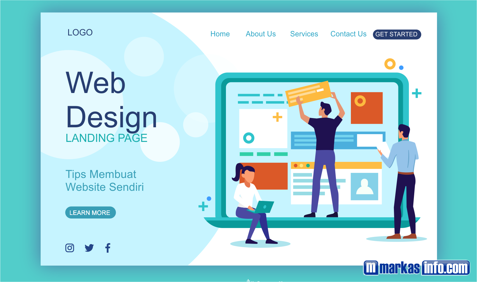 Cara membuat website sendiri secara gratis | Markas Info