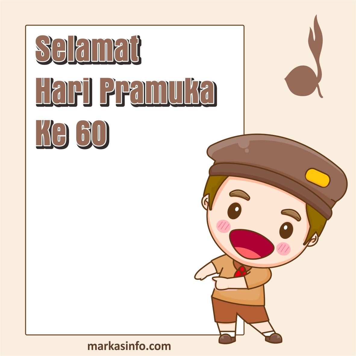 Twibbon Hari Pramuka 2021