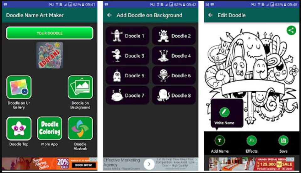 Rekomendasi Aplikasi Doodle Art