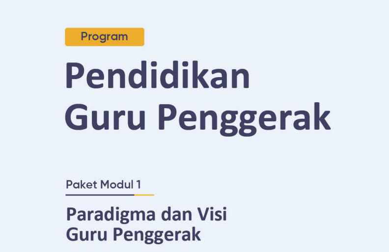 Modul 1.2 Nilai-Nilai dan Peran Guru Penggerak